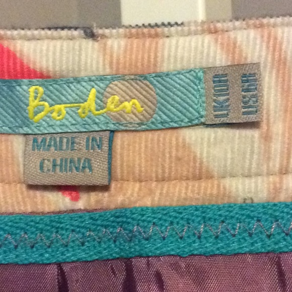 Boden Floral Dress with Pockets Size 6R - Picture 5 of 8